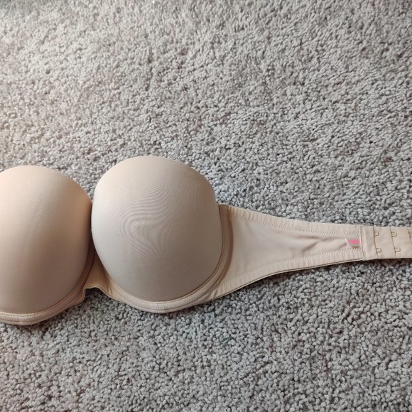 Pink Victoria secret Strapless Bra size 32DD - Picture 7 of 7